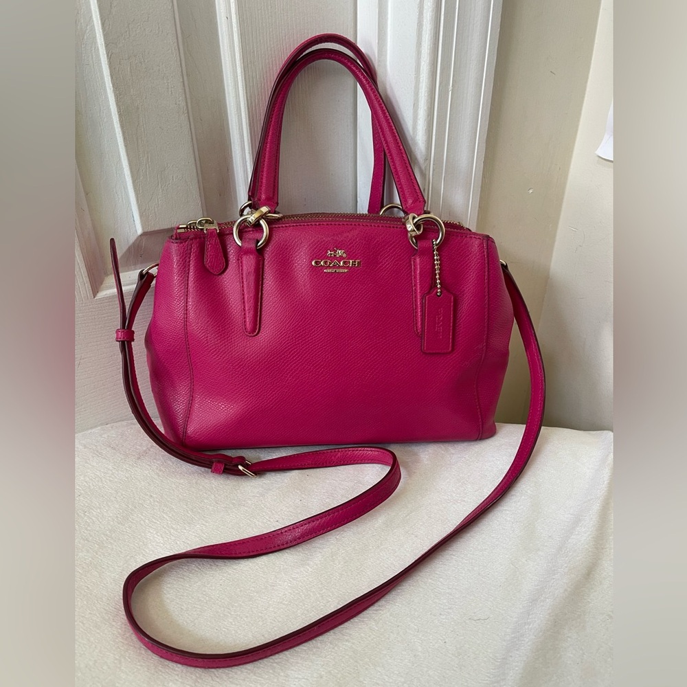 Coach Mini Christie Carryall bag in Hot Pink
